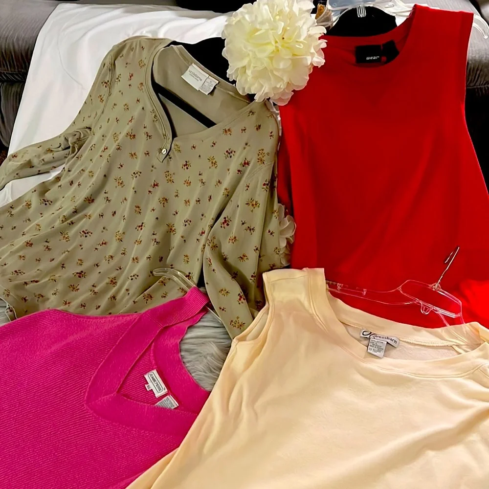 Bundle of Four Great Ladies Tunic Tops - Picture 1 of 5